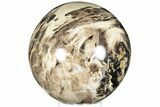 Polished Black Opal Sphere - Madagascar #200606-1